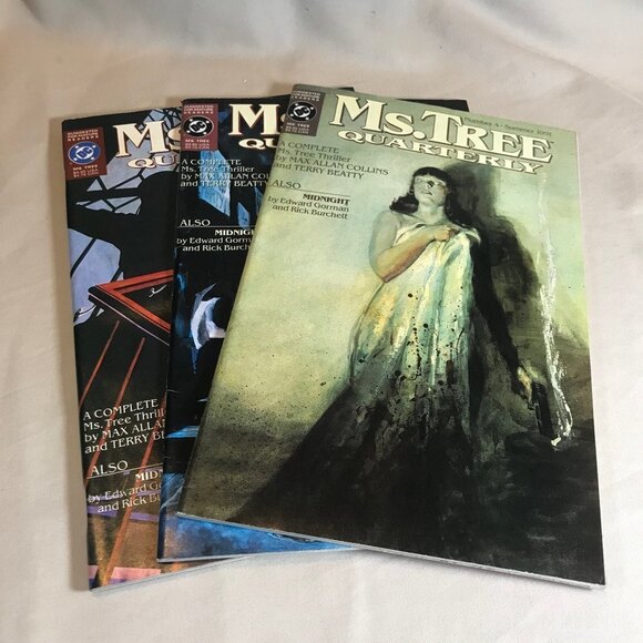 Vintage DC Ms. Tree Quarterly Comic Book Lot of 3 1991 - Picture 1 of 11